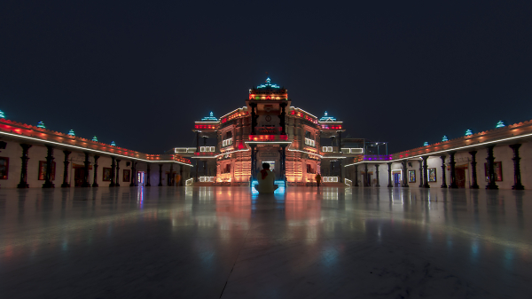 Man Before The Temple