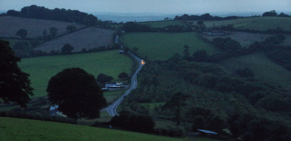 Dusk At Cadbury Castle