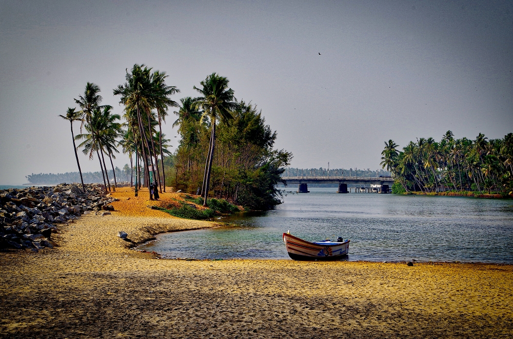Backwaters beach, Kerala