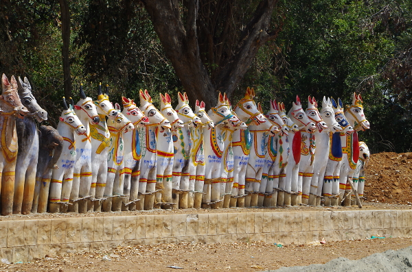 On a temple site - Tamil Nadu