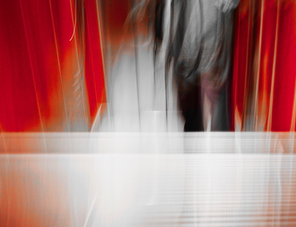 going nowhere in a statically moving elevator