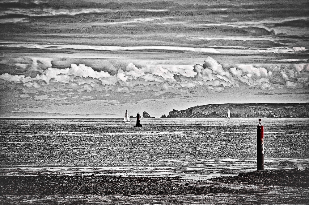 Low tide - (digitally) engraved version