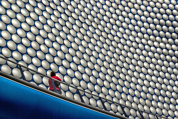 Red white and blue at the Bullring