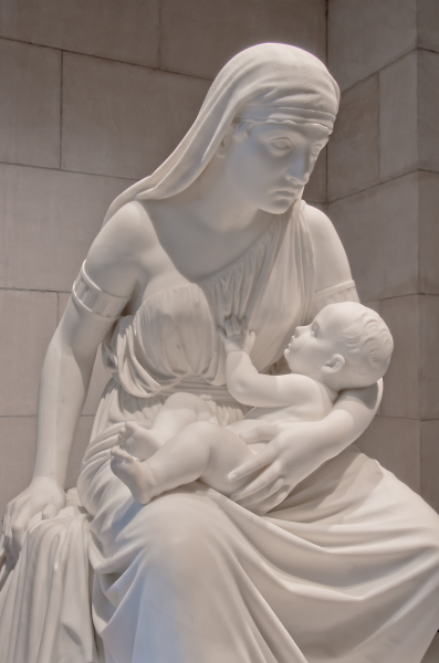 The mother and child of the Boston Museum of Fine Arts