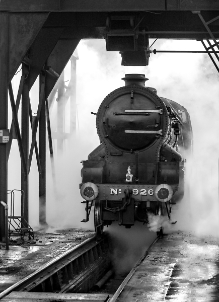 Under the coal drop