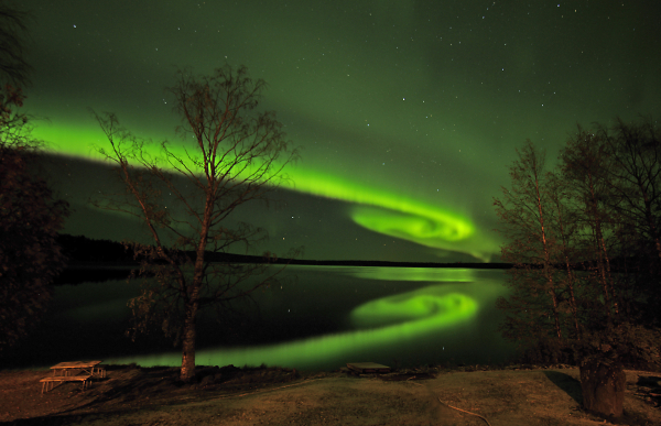 An aurora loop