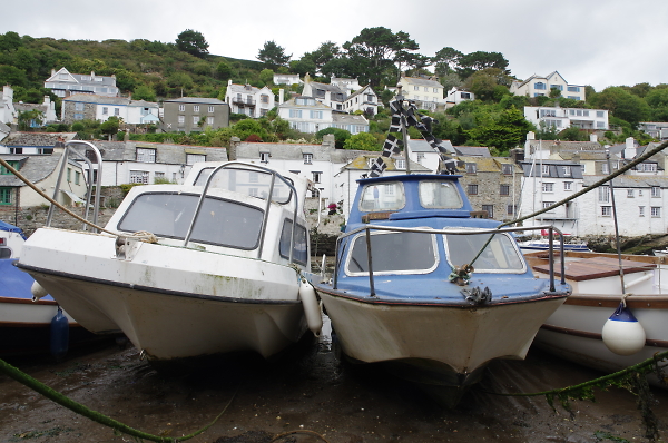 Polperro fishing boats