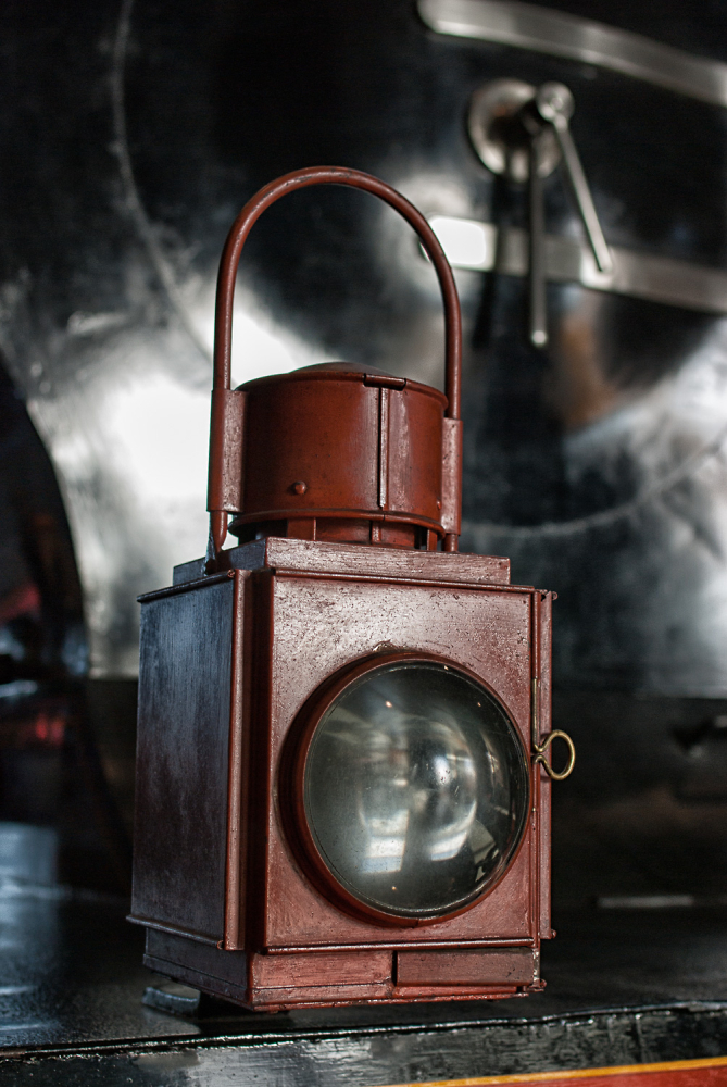 Locomotive headlamp.