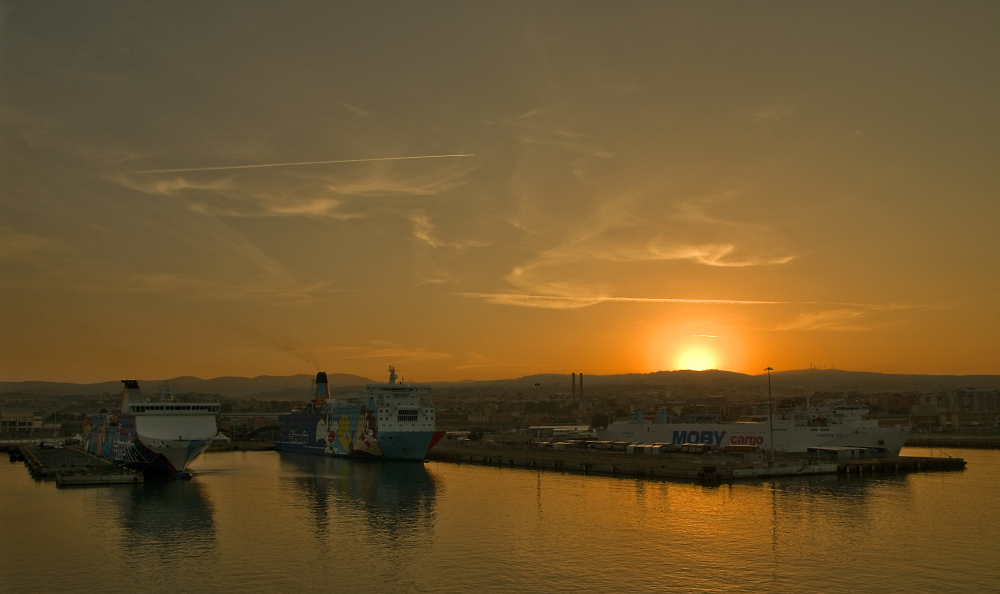 Sunrise in Civitavecchia