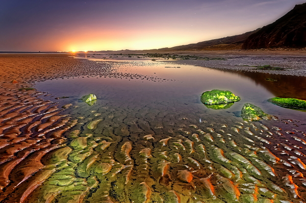 Low tide at Crimdon