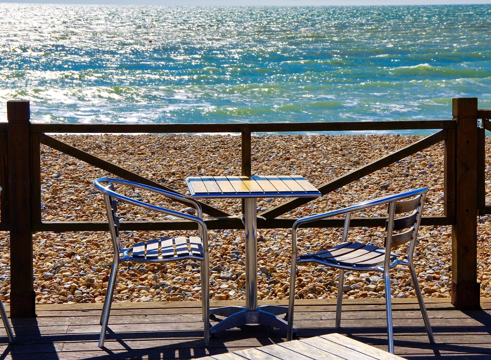 The beach table