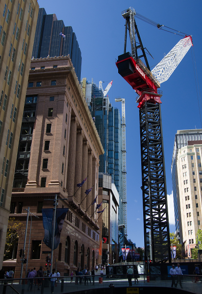 Nice Crane it might be a Transformer