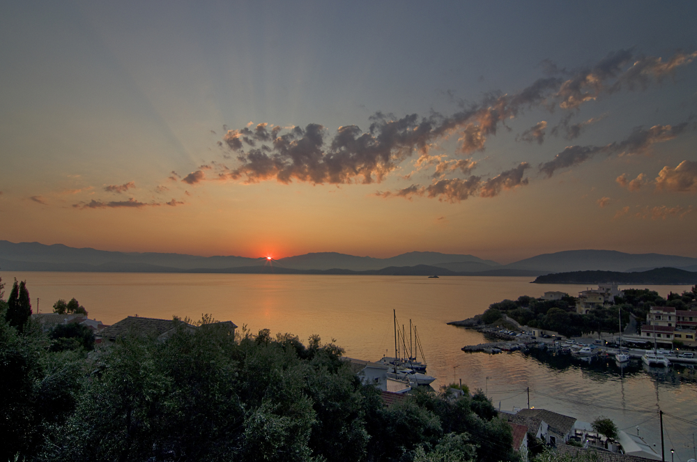 Sunrise in Kassiopi, Corfu