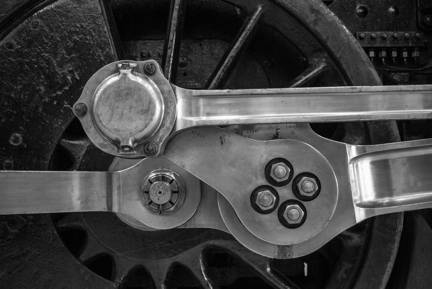 Valve gear detail.
