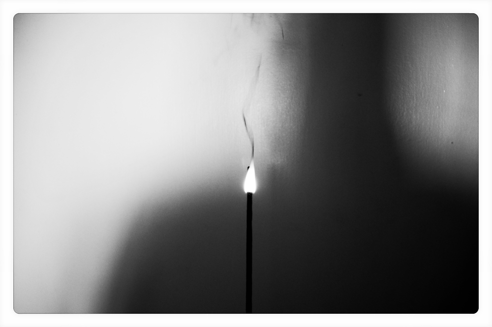 The shadow of a flame by Grodgeman Pentax User