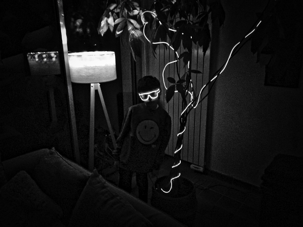 Blue LED life in B&W