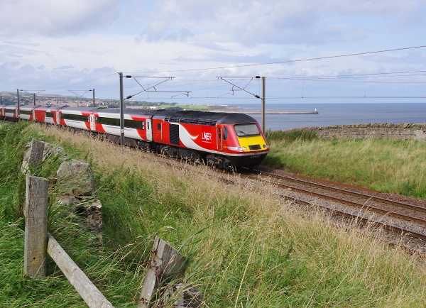 Train on Northumberland Coast