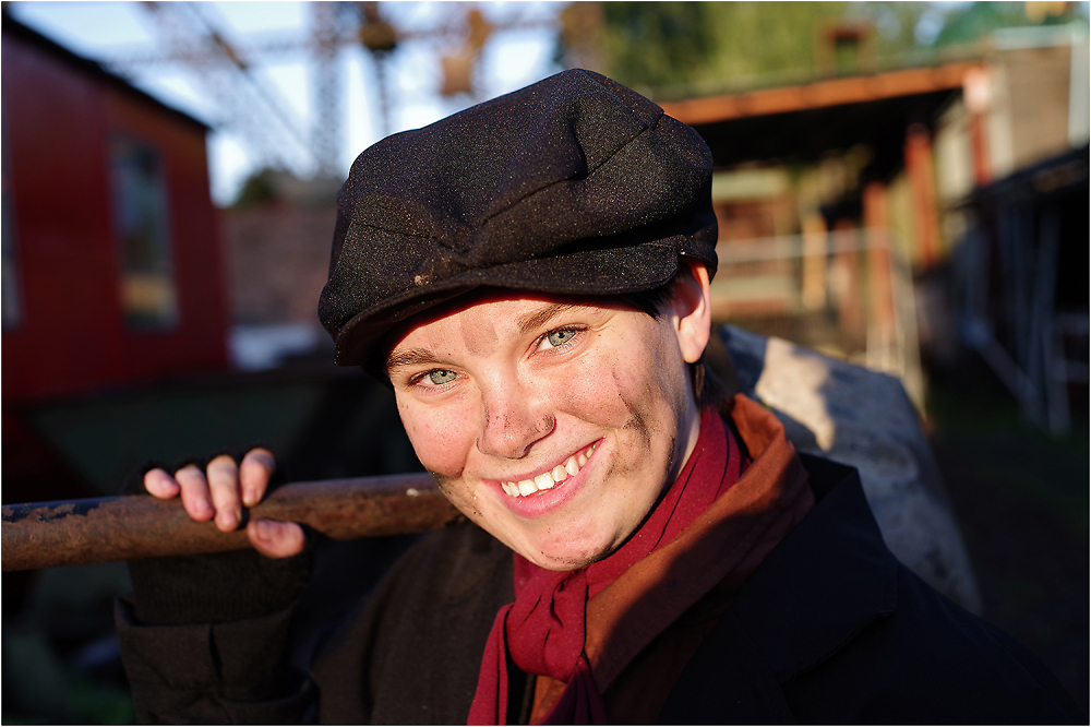 Cheerful Pit Lass