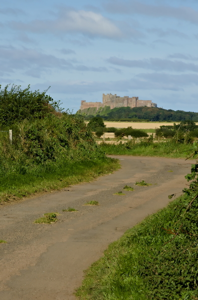 The Road to Bamburgh Castle.