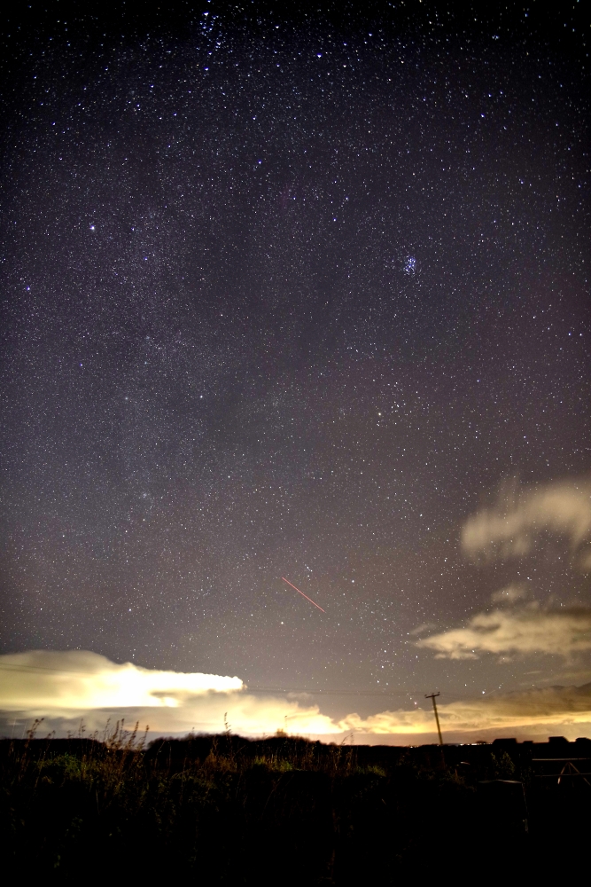 Night sky over the old RAF Ludford Magna