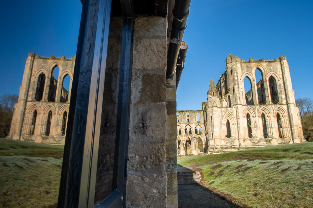 Reflections at Rievaulx Abbey.