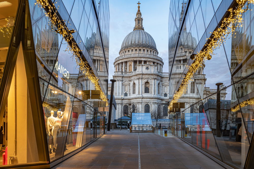 St Paul's Cathedral, London from One New Change