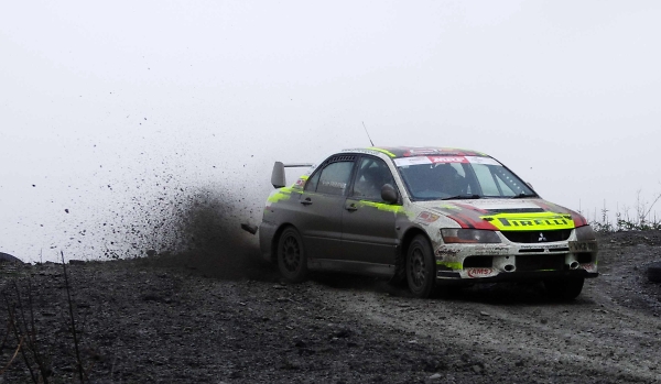 rally car testing