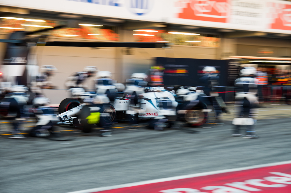 F1 Tests 2020 - Alpha Tauri PitStop