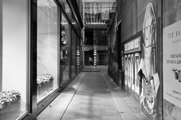 city centre side street