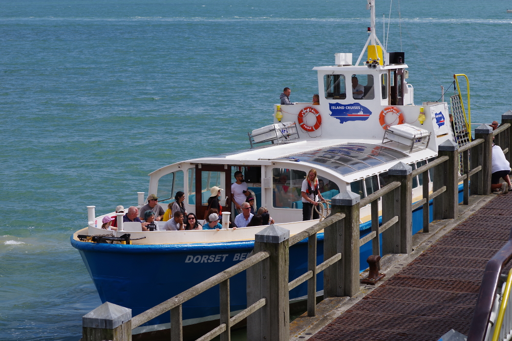 Pleasure boat on bournemouth pier by tuliptree pentax user