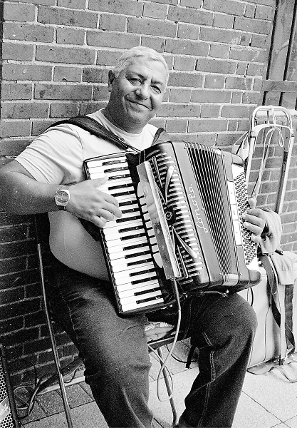Piano Accordion player