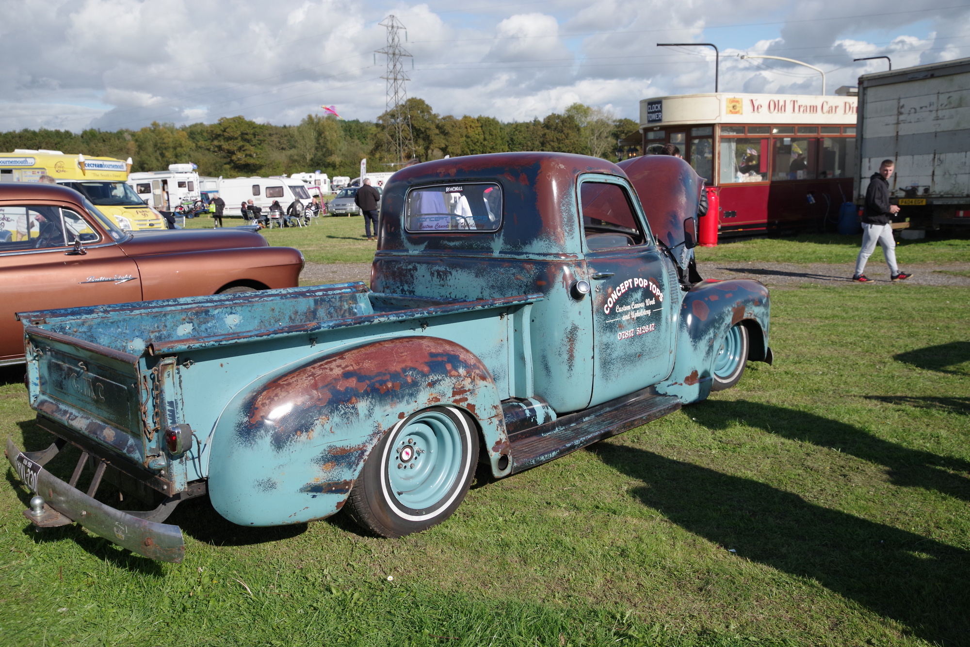 A  very nice GMC pick up truck