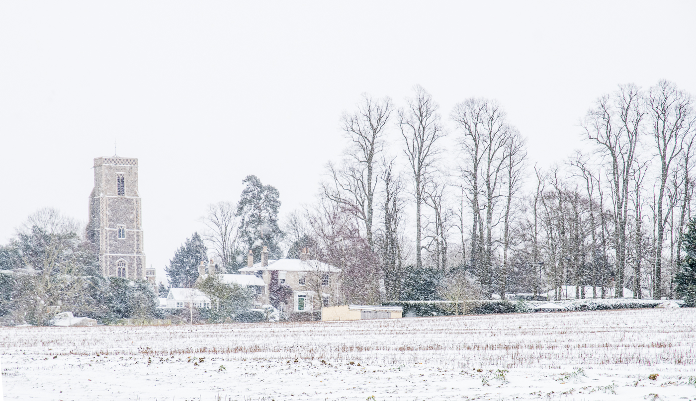 St Georges Church and The Old Rectory, Stowlangtoft