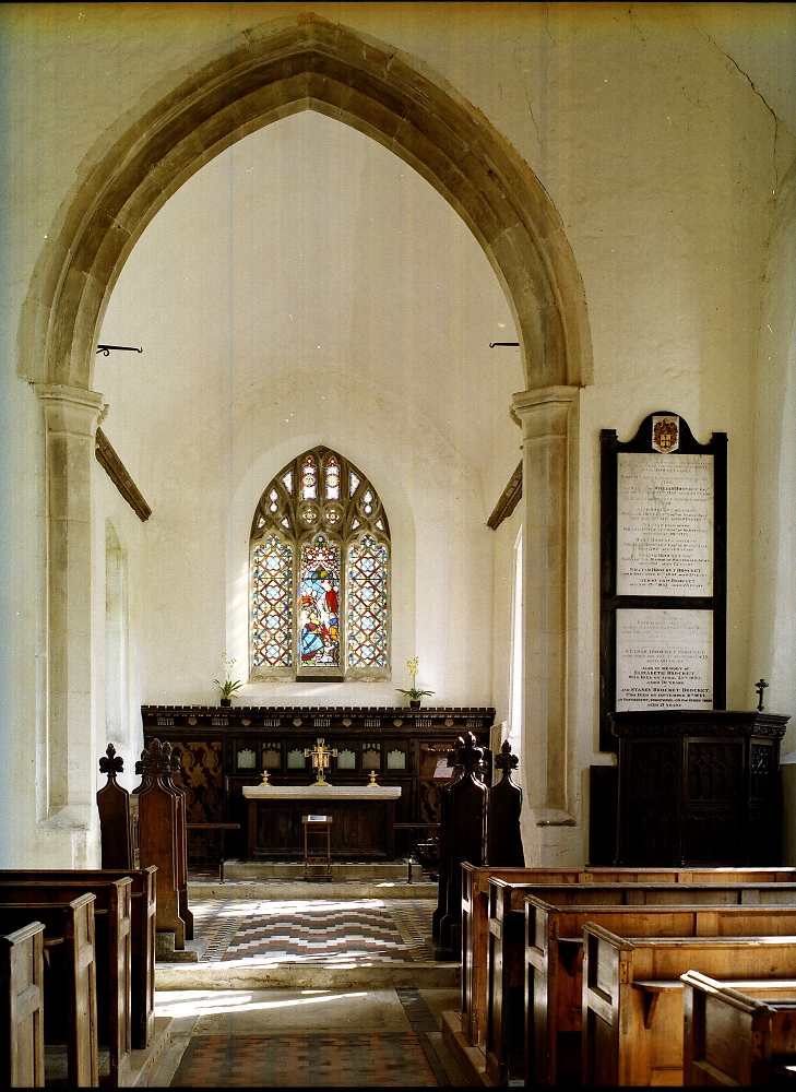 Interior, St Andrews and All Saints, Willingale, Essex