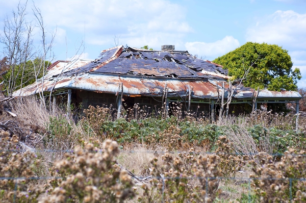 Abandoned farm house.