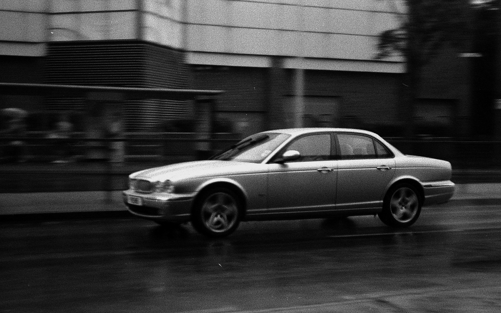 car in Rain