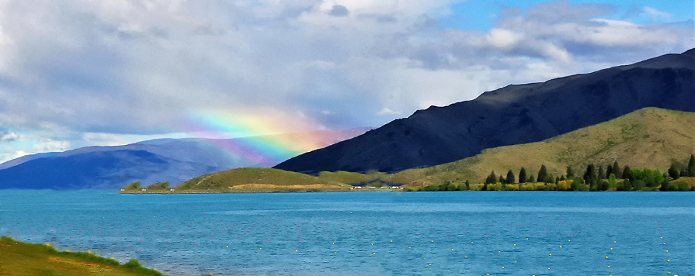 View from Twizel Rowing club