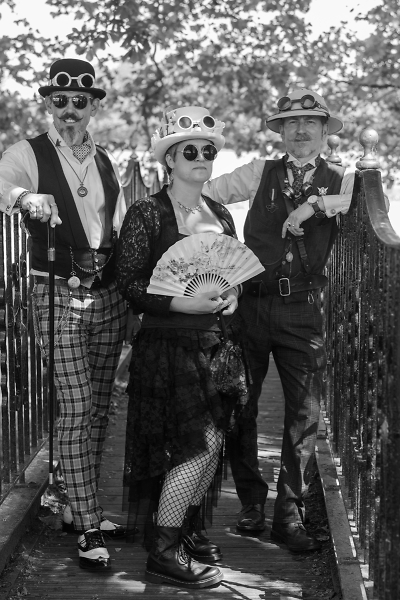 3 Steampunks in Richmond