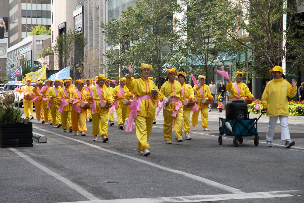 Falun Gong Protest Parade