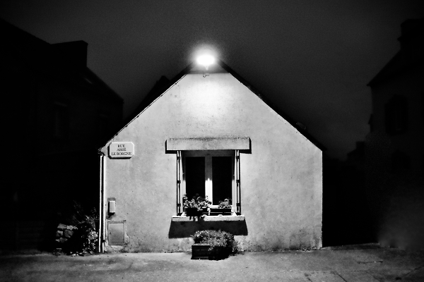 Just a house in the night