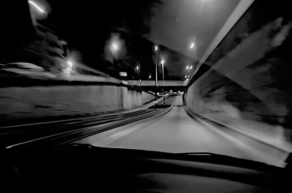 The middle of a night