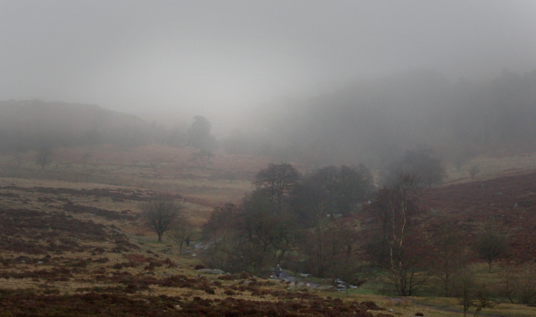 A foggy day in the Peak District