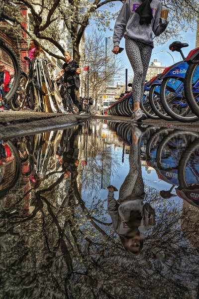 Snap shot on a puddle