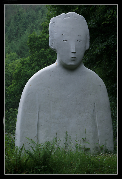 Sculpture in Garden