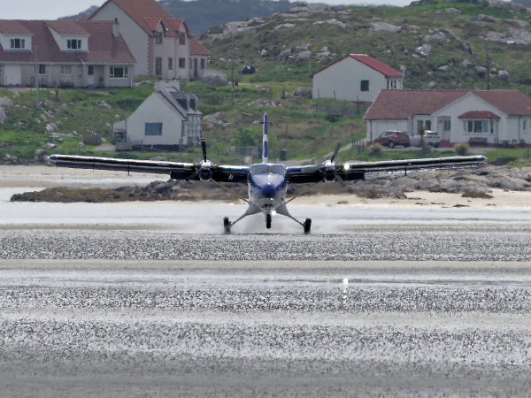 Touch Down - Barra Airport.