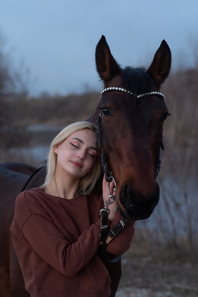 GIRL AND HORSE