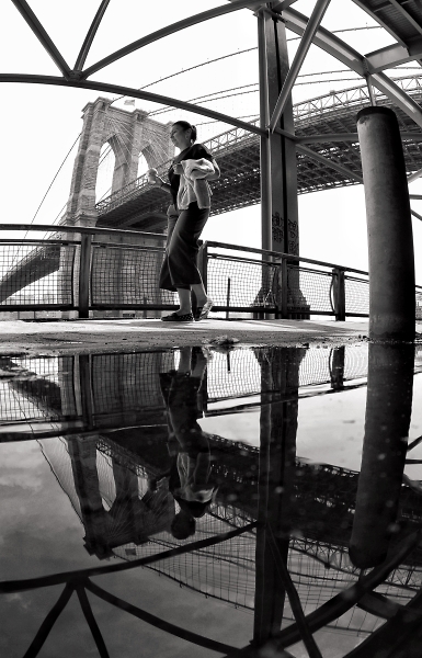 Brooklyn Bridge Reflections