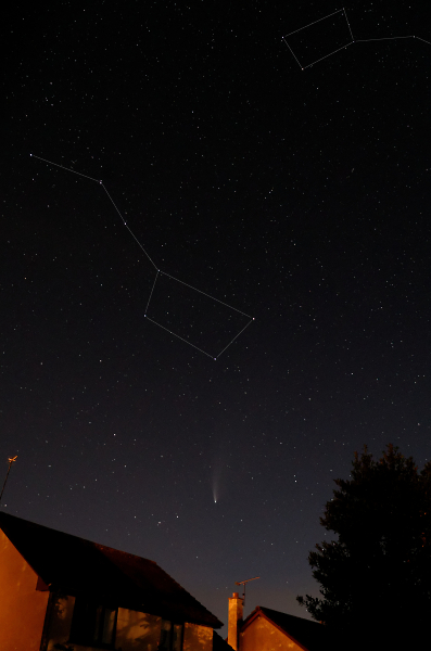 Comet Neowise - Wide Sky View