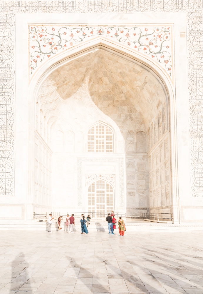 At the Taj Mahal