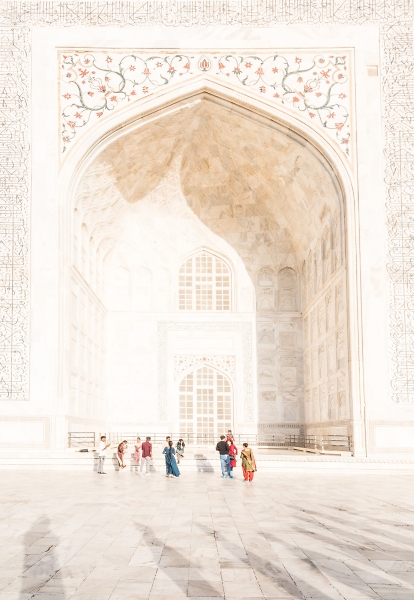 At the Taj Mahal